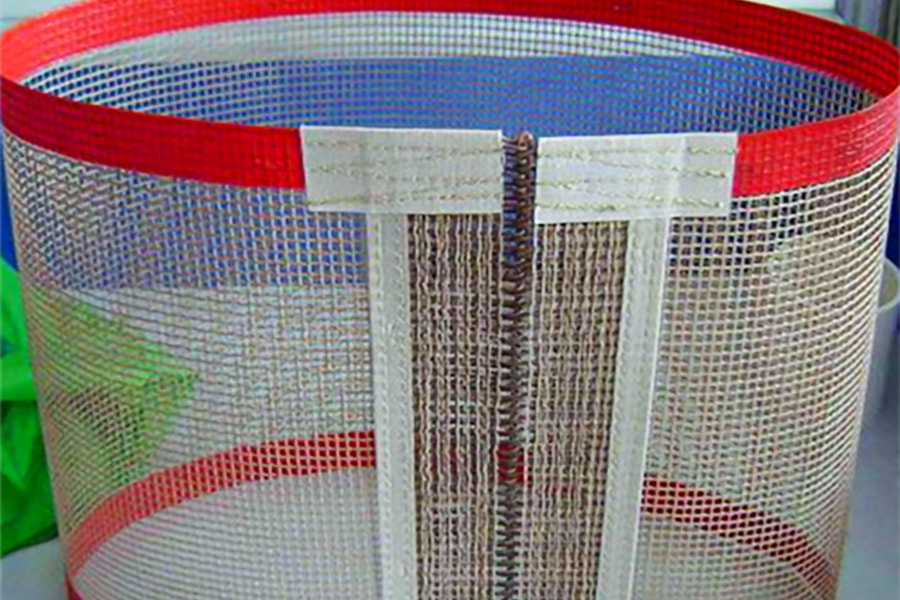 Korkean lämpötilan kestävä PTFE-verkkohihna PTFE-verkkokuljetinhihna