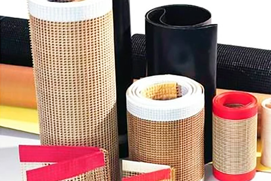 Korkean lämpötilan kestävä PTFE-verkkohihna PTFE-verkkokuljetinhihna